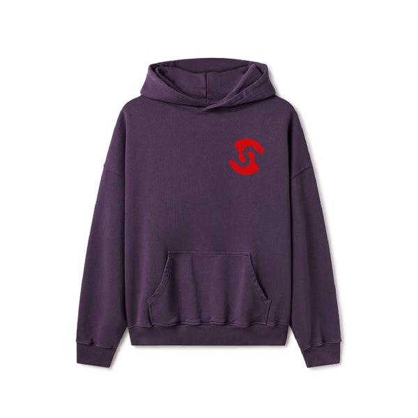 STILLZ LOGO HOODIE [PURPLE]
