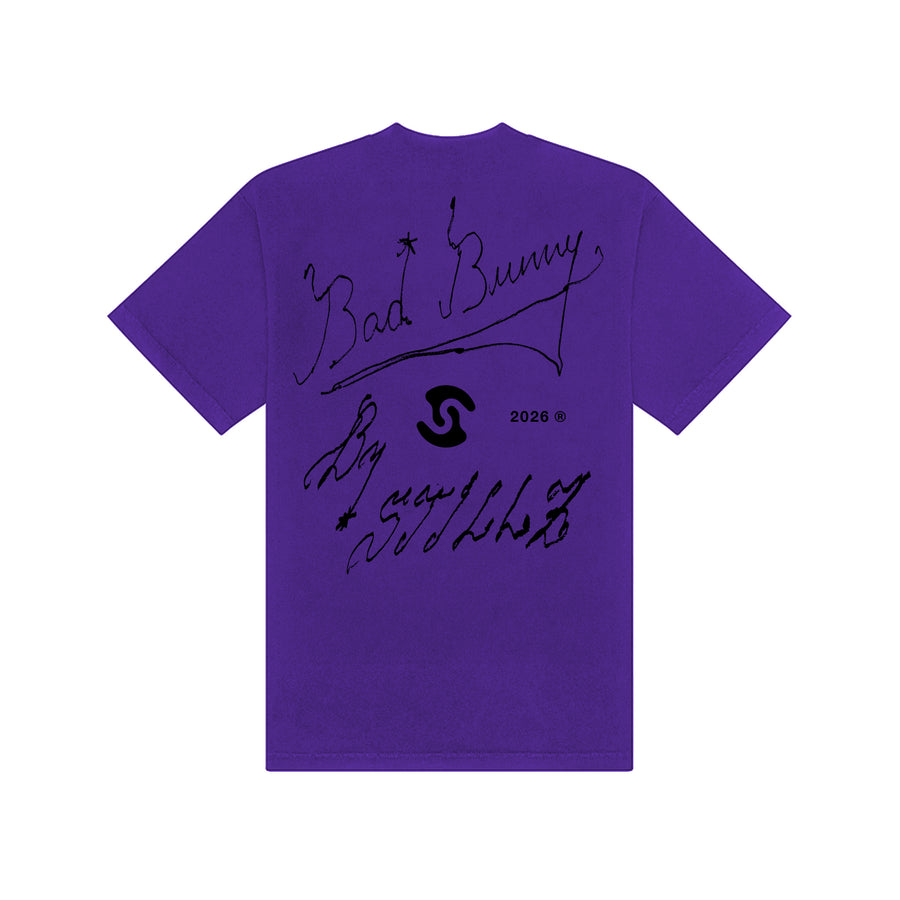 BAD BUNNY TEE [PURPLE]