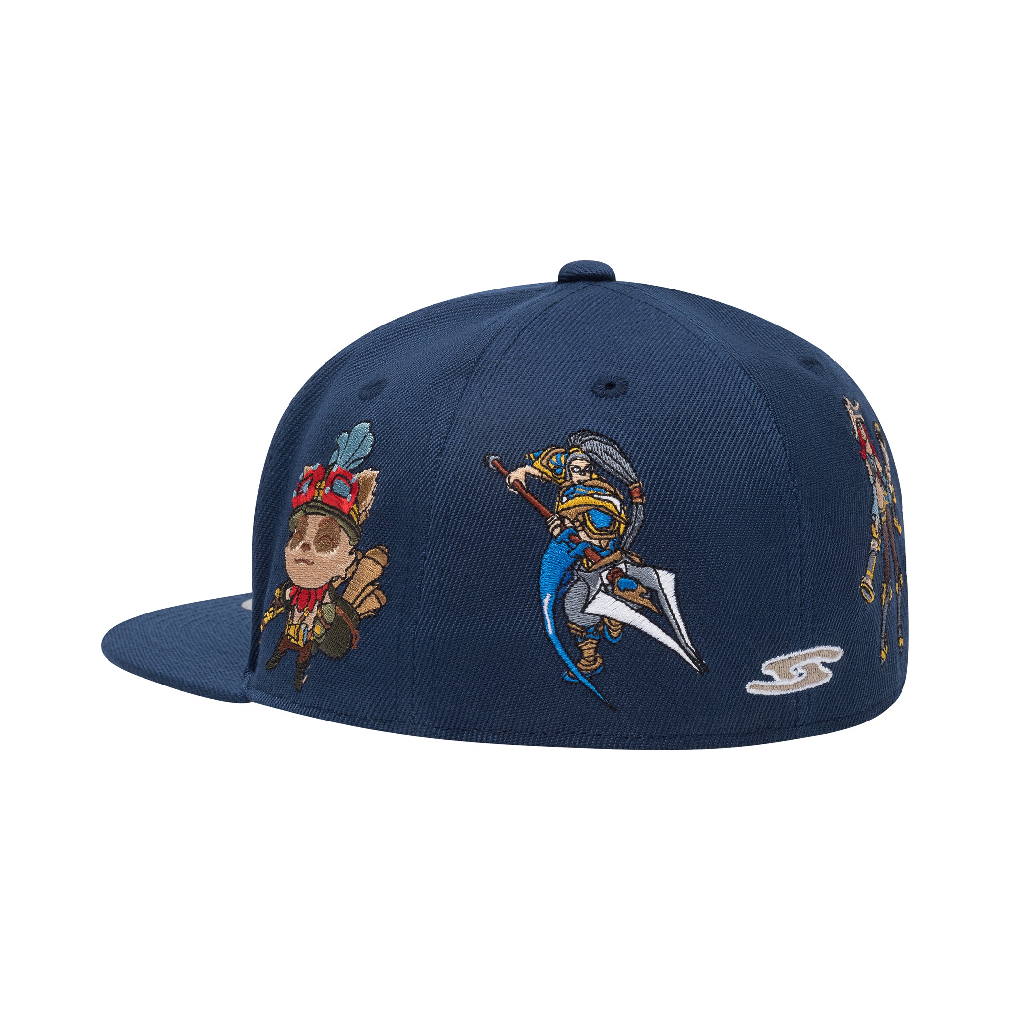 STILLZ™/SLUMPYKEV “SUPREME LEAGUE” FITTED HAT [BLUE] – Stay Stillz