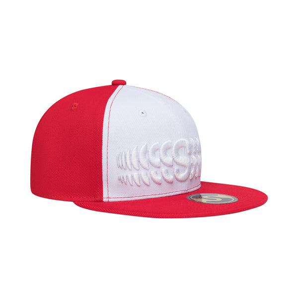 STILLZ™/SLUMPYKEV “CLUB” FITTED HAT [RED]