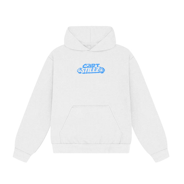 STILLZ x CART DEPT HOODIE [WHITE]