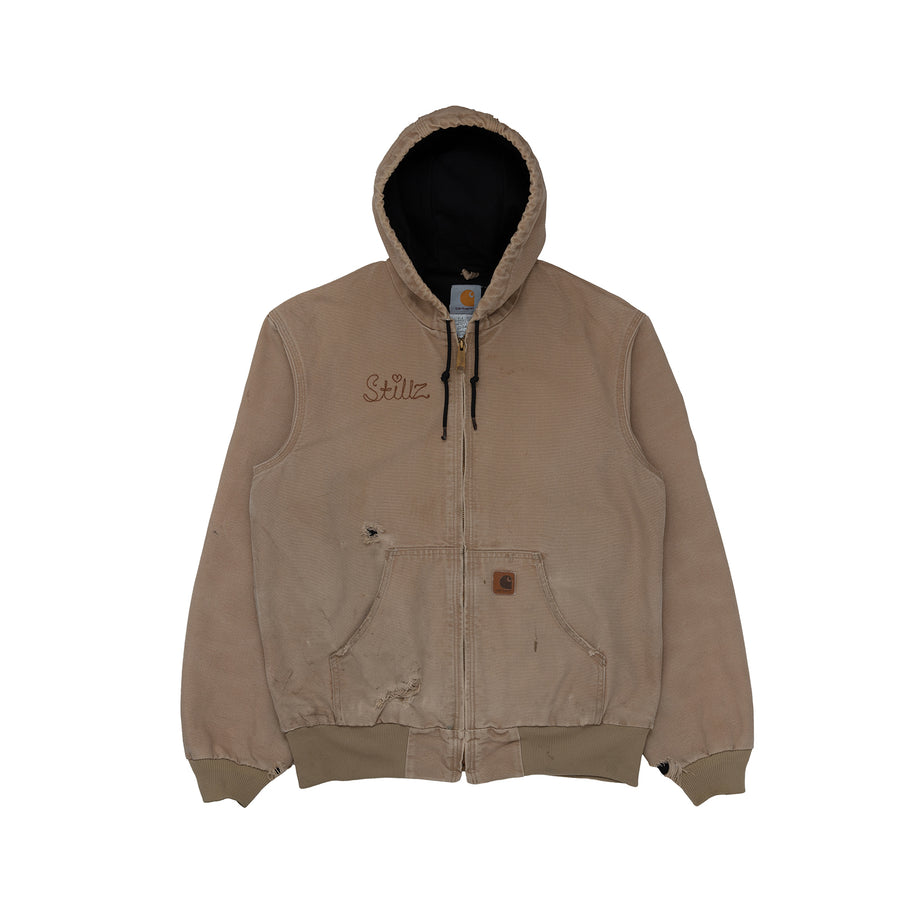 CARHARTT HOODED WORK JACKET [CREAM]