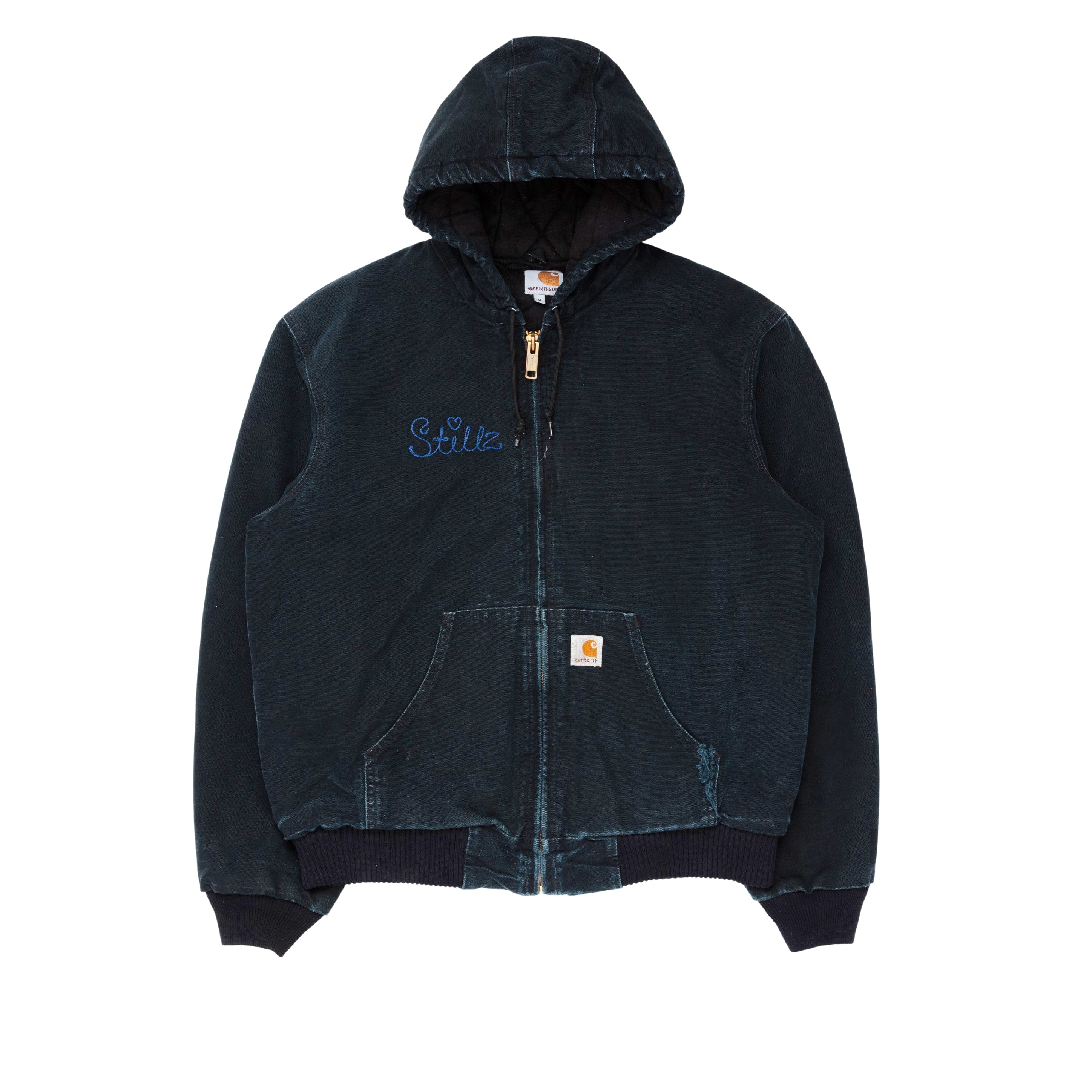 CARHARTT HOODED WORK JACKET [BLACK] – Stay Stillz