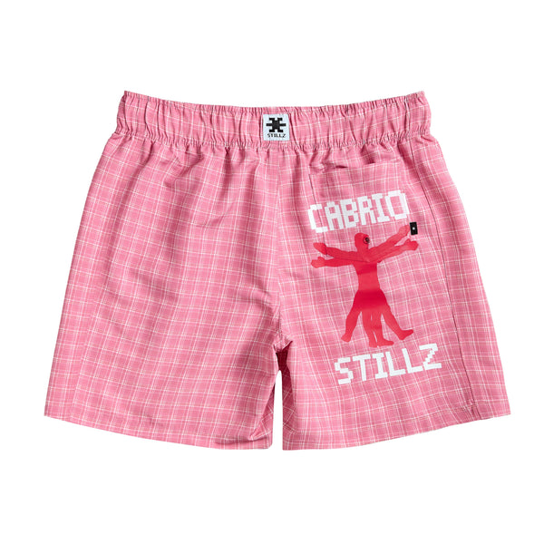STILLZ™/CABRIO WATER SHORT [PINK PLAID]