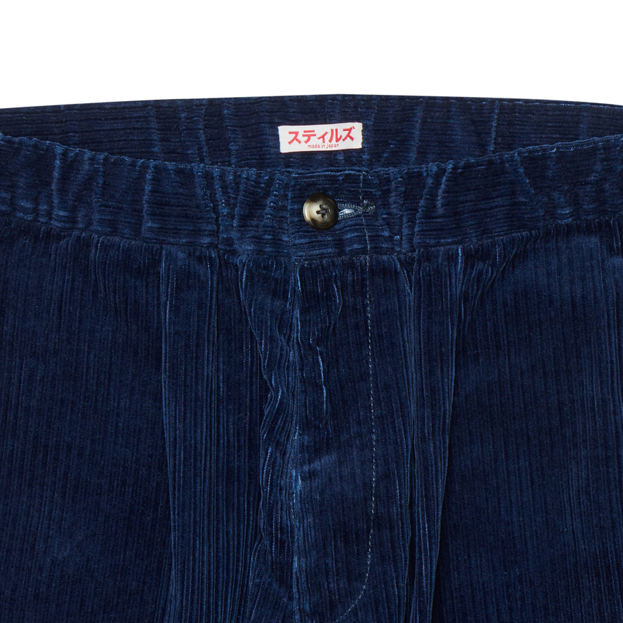INDIGO BLUE CORDUROY TROUSERS