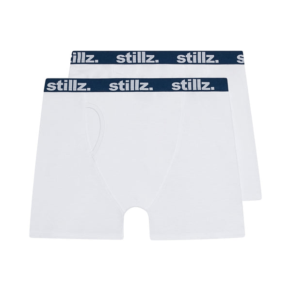 BOXER BRIEFS 2-PACK [WHITE]