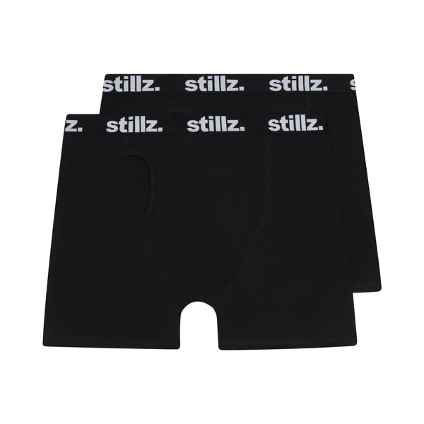 BOXER BRIEFS 2-PACK [BLACK]